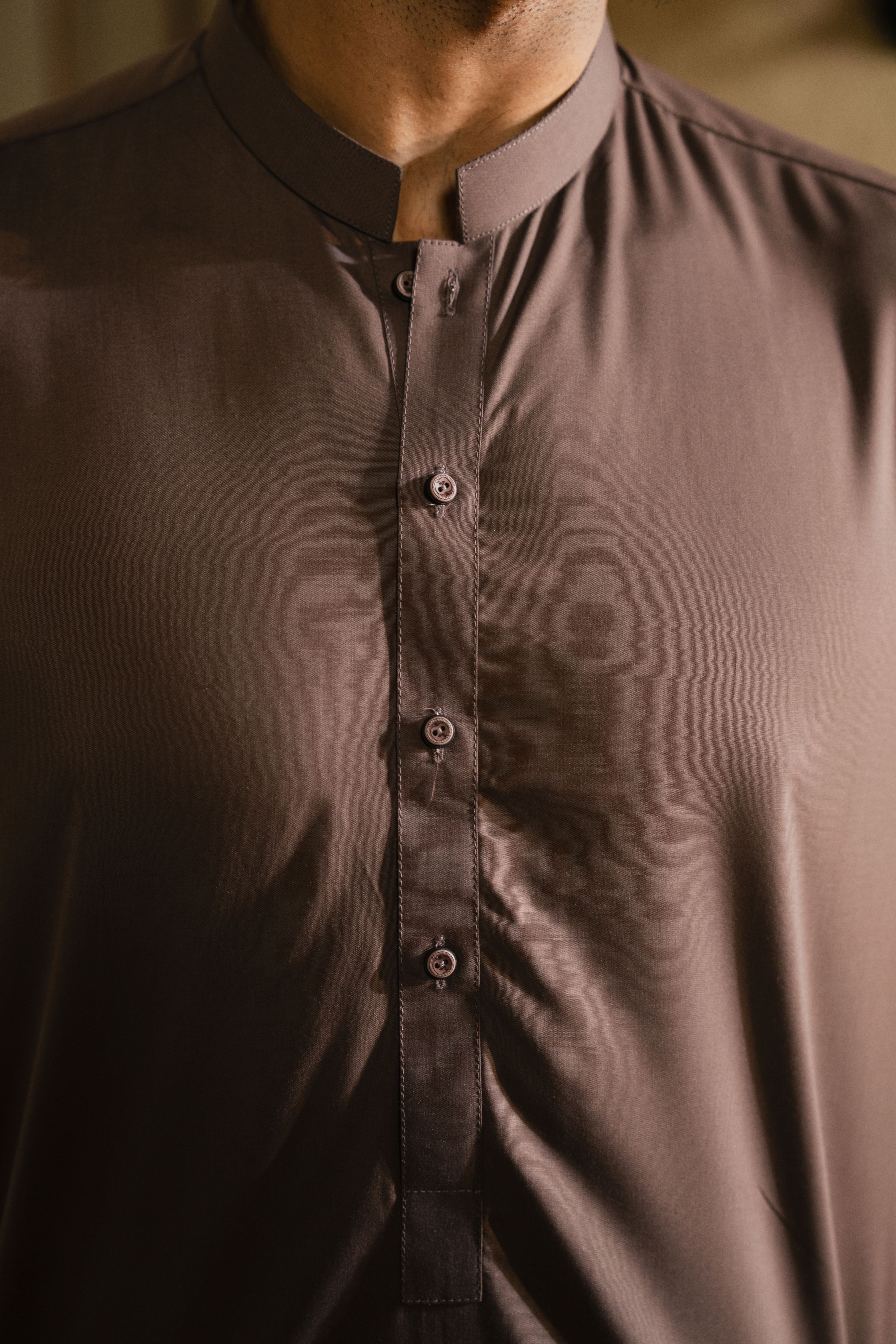 OXFORD CHOCOLATE BROWN MENS STITCHED